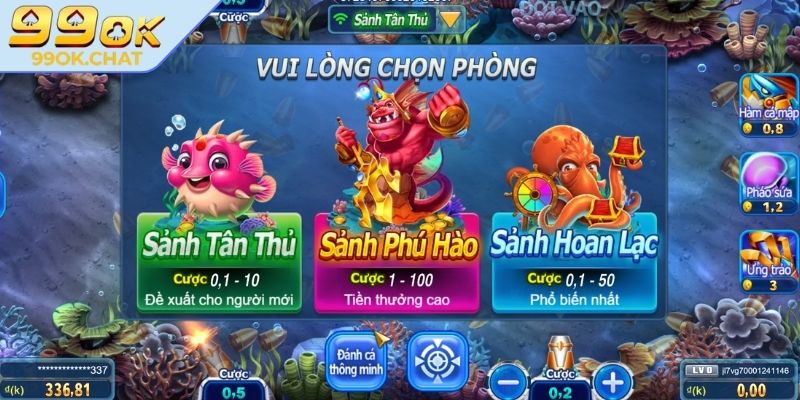 Phòng chơi Dragon King hấp dẫn