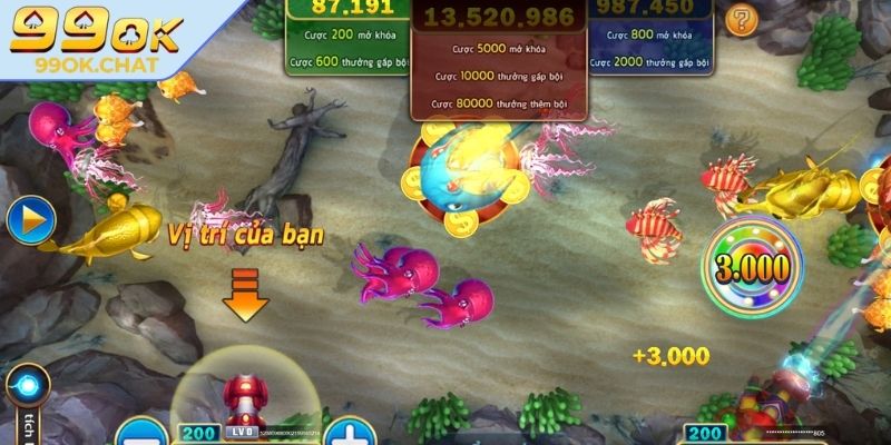 Cơ cấu giải thưởng trong Jackpot Đánh Cá