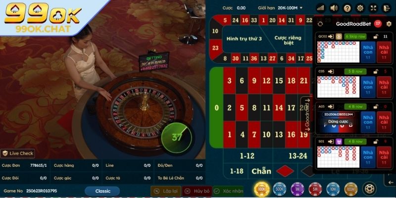 Tổng quan về trò chơi Roulette tại 99OK
